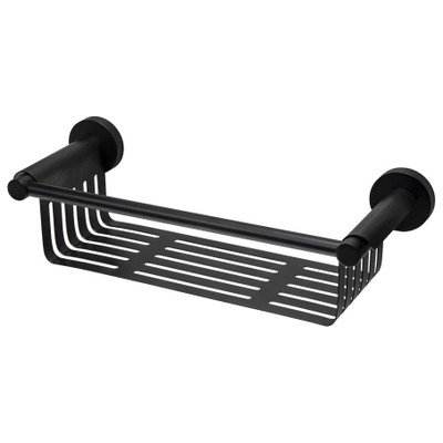 Haceka Kosmos Panier de douche - 35x14x10cm - noir mat