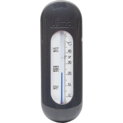 LUMA Dark Grey Badthermometer 23x9cm