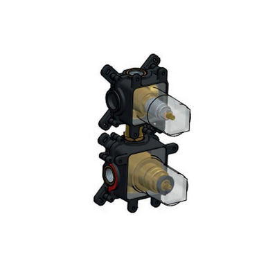 Hotbath Cobber Élément encastré - Mitigeur thermostatique encastré avec inverseur 2 voies