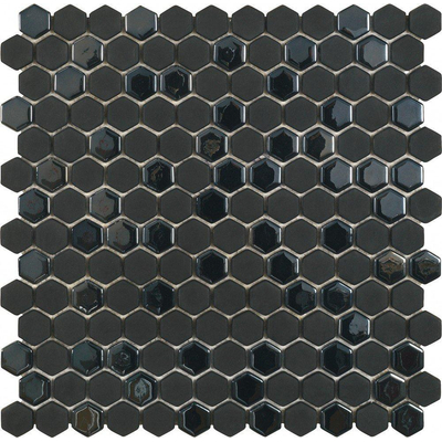 Dune Contract Mosaics Mozaiektegel 29.7x30.1cm Hip Hop-Dk 6mm Mat/glans Zwart