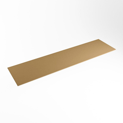 Mondiaz TOP 30 Plan sous vasque - 160x30x0.9cm - compatible comme plan de meuble - solid surface - Oro