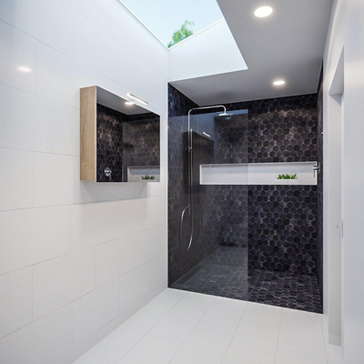 Mondiaz CUBB Armoire de toilette - 100x70cm - 2 portes - Washed Oak (Bois)