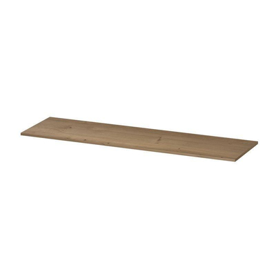 INK Topdeck Wastafelblad - 160x45x2cm - tbv onderkast - MDF - Fineer Ash grey