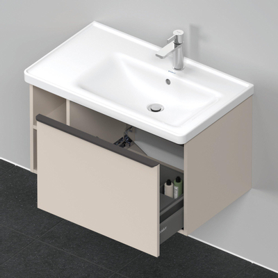 Duravit D-neo Meuble sous vasque 78.4x45.2x44cm 1 tiroir Taupe mat