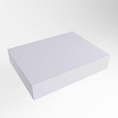 Mondiaz TOP 46 Plan sous vasque - 40x41x12cm - compatible comme plan de meuble - solid surface - Cale