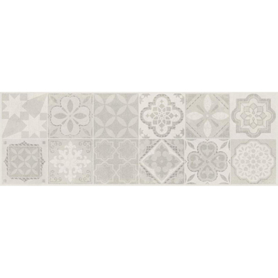 ÉCHANTILLON Terravito Aderno carreau mural - 40x120cm - Rectangulaire - 11mm - rectifié - aspect béton - décor Silver