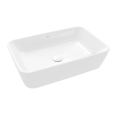 Villeroy & Boch Architectura vasque à poser 60x40,5x15,5cm - Rectangulaire avec trop-plein Blanc Alpin brillant Ceramic+
