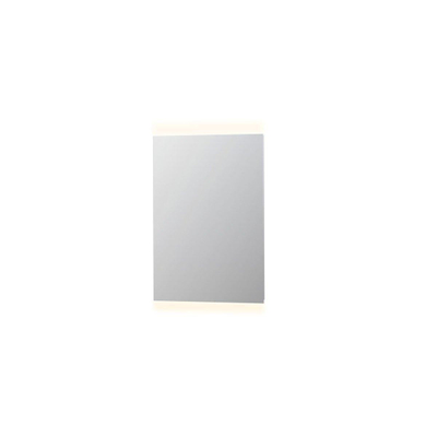 INK SP4 spiegel – 60x80 cm – directe LED boven en onder – instelbare lichtkleur, dimbaar – aluminium zilver