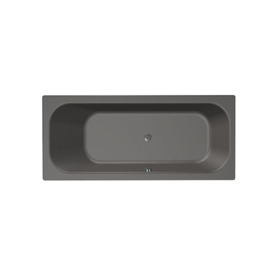 Xenz Aruba Ligbad - 170x75x48 - afvoer Midden - acryl - antraciet