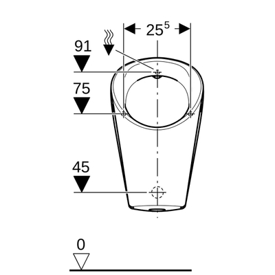 Geberit Urinoir (rigole)