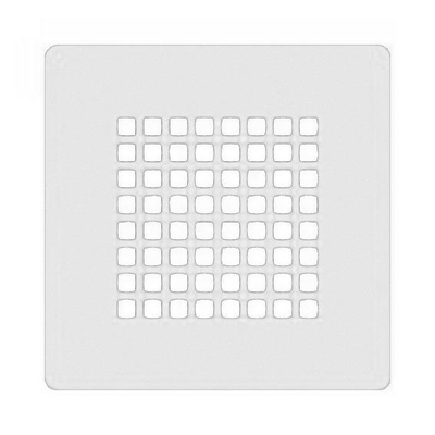 Xenz Soft bonde de receveur de douche avec couvercle carré blanc mat