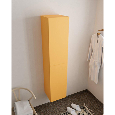 MONDIAZ BEAM Armoire colonne - 160cm - 2 portes - Ocher