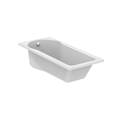 Nemo Start Combi douchebad - 170x75x44cm - mono - afvoer D52 - met potenstel - wit acryl