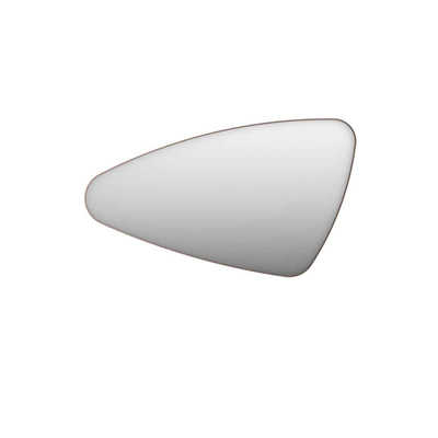 INK SP22 Miroir - 120x4x70cm - organique - dans un cadre en acier - gauche aluminium cuivre brossé