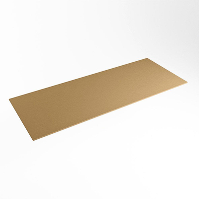 Mondiaz TOP 51 Plan sous vasque - 130x51x0.9cm - compatible comme plan de meuble - solid surface -