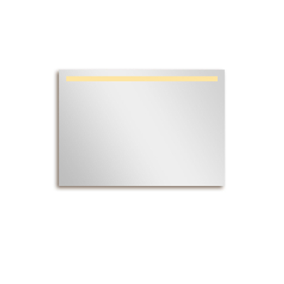 Adema Squared 2.0 badkamerspiegel 100x70cm met bovenverlichting LED met sensor schakelaar