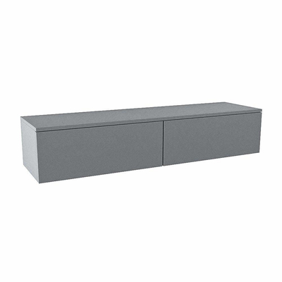 Mondiaz ALAN MODULE Meuble sous vasque - 150x41x30cm - 2 tiroirs - push to open - Plata