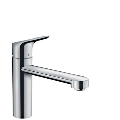 Hansgrohe Focus 1-gats keukenmengkraan - 120 met 360° draaibare uitloop - hoogglans chroom