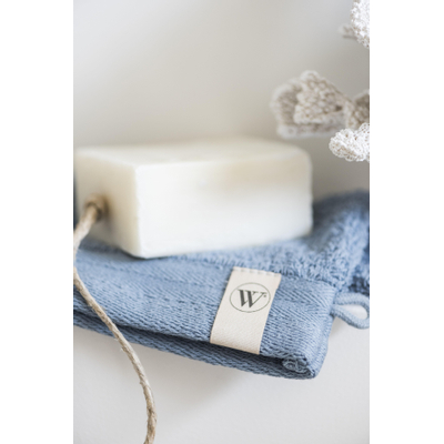 Walra Soft Cotton Washand set van 2 16x21cm 550 g/m2 Blauw