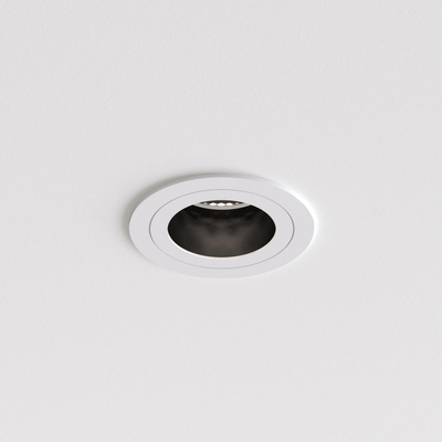 Astro Pinhole Slimline Round Fixed FR IBS IP65 excl. GU10 blanc mat