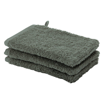 Aquanova London Washandje - 16x22cm - 6 stuks - Forest