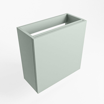 Mondiaz FOWY Meuble sous lave-mains - 50x22x50cm - 1 porte - push to open - softclose - Greey