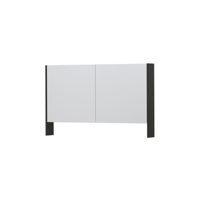 Ink spk3 armoire de toilette avec double portes en miroir, 2 portes avec étagère ouverte et prise de courant/interrupteur