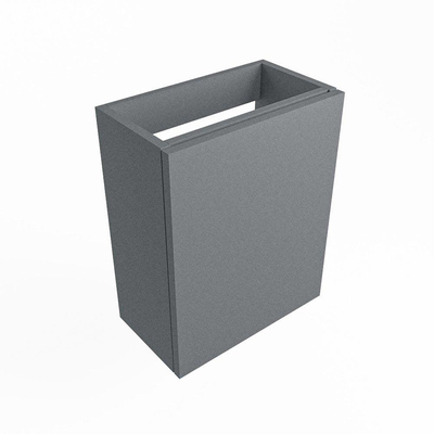 Mondiaz FOWY fonteinonderkast - 40x22x50cm - 1 deur - push to open - softclose - Plata