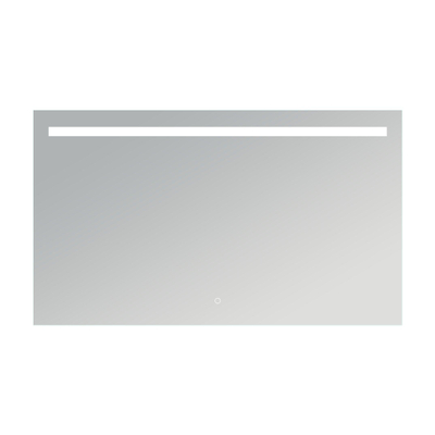 Arcqua Cube miroir – 120 x 70 cm – Éclairage LED – chauffage de miroir, à intensité variable – Naturel