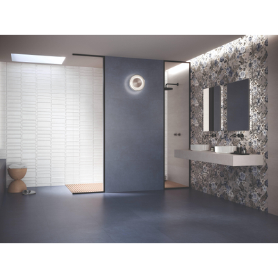 ÉCHANTILLON Terravito Alerno carreau mural - 40x120cm - 7mm - rectifié - Cobalt