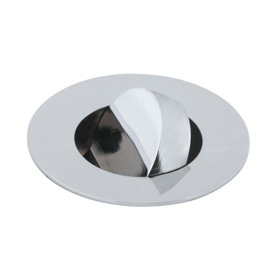 Crosswater Basin Waste Afvoerplug - 1/4" - draaibaar - ongesloten - hoogglans chroom