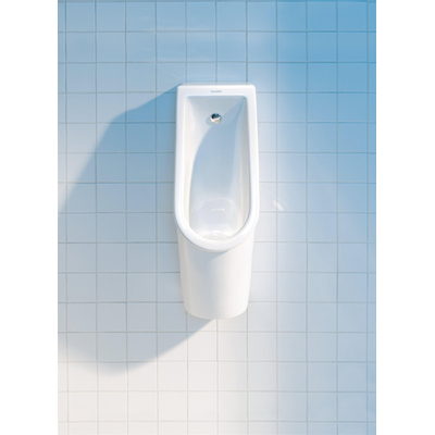 Duravit Starck 3 Cuvette d’urinoir avec siphon et arroseur avec fixation et connexion derrière Blanc