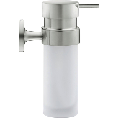 Duravit Starck T Zeepdispenser - 17.6x6cm - matglas - geborsteld RVS