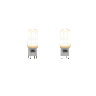 Luedd Lampe LED - set de 2 - G9 - 3W - 2700K - 280LM - dimmable