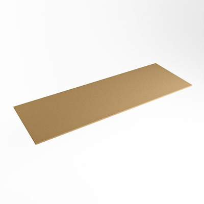 Mondiaz TOP 23 Plan sous vasque - 120x23.5x0.9cm - compatible comme plan de meuble - solid surface - Oro