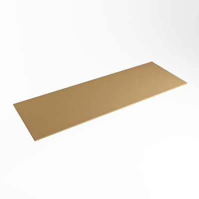 Mondiaz TOP 23 Topblad - 120x23.5x0.9cm - geschikt voor afdekplaat - Solid surface - Oro