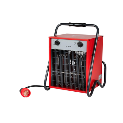 Eurom Industrial EK 15002 Chauffage d'atelier courant triphasé 15000 watts Rouge