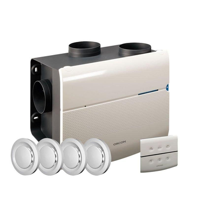 Orcon smartline pack rénovation mvs 15 avec capteur d'humidité et contrôle rf