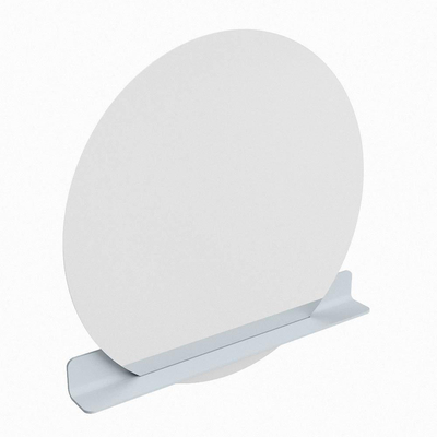 Mondiaz SPOT Miroir de salle de bain - rond 110cm - plan de couverture miroir - couleur Argile