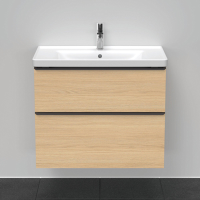 Duravit D-neo Meuble sous vasque 78.4x45.2x62.5cm 2 tiroirs Chêne naturel mat