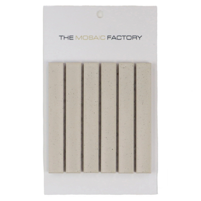 SAMPLE The Mosaic Factory Sevilla mozaïektegel - 29.6x29.9cm - wandtegel - Rechthoek - kitkat finger - Porselein - mat Vanilla (creme)