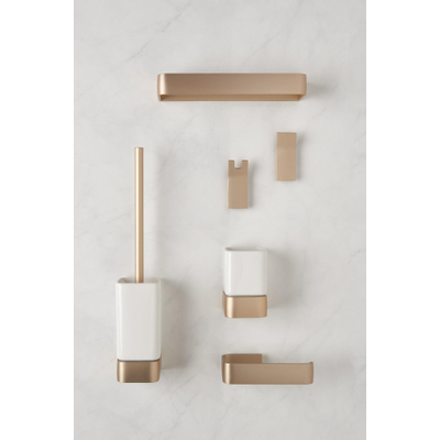 Haceka Aline Porte-verre aluminium Or brossé