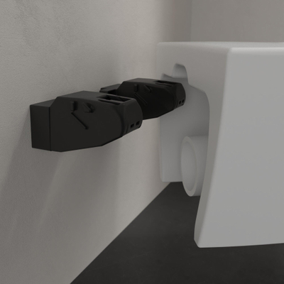 Villeroy & Boch Subway 2.0 Pack WC - WC suspendu - DirectFlush - à fond creux - abattant softclose & quickrelease - avec réservoir encastrable - plaque de commande chrome brillant - Ceramic+ - Stone White