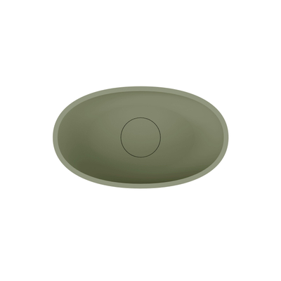 Riho Escala Vasque Solid Surface 55x32x15cm vert mousse mat (vert)