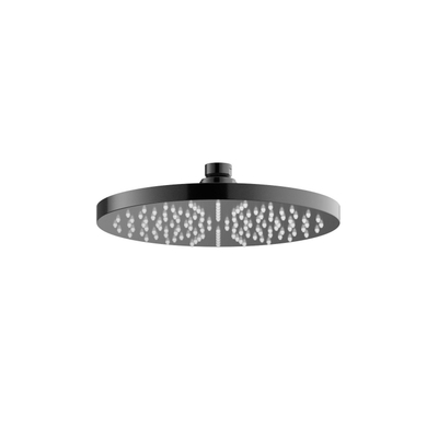 Hotbath Mate Hoofddouche - diameter 20cm - rond - PVD - gepolijst zwart