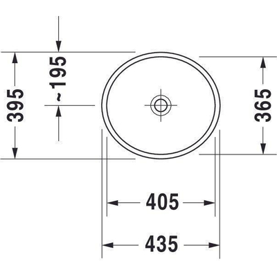 Duravit Starck 2 Opzetkom - zonder overloop - zonder kraangat - 44x40cm - inclusief bevestiging - glans wit
