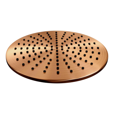 Brauer Copper Carving Regendoucheset inbouw - hoofddouche 30 cm - 2 functies - inclusief inbouwdeel - handdouche Staaf 1 stand - PVD - geborsteld koper