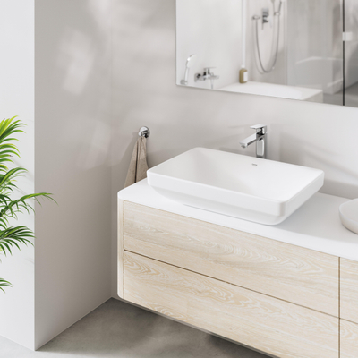 GROHE Euro Ceramic wastafel - 60x40x15.6cm - zonder kraangat - wit