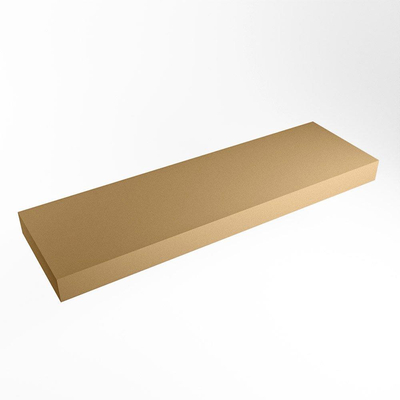 Mondiaz TOP 51 Plan sous vasque - 170x51x12cm - suspendu - solid surface - Oro