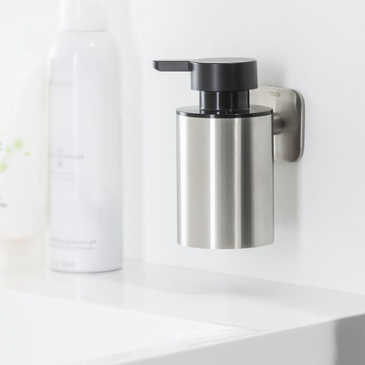 Tiger Colar Distributeur de savon inox brossé 6.5x12.1x9.9cm